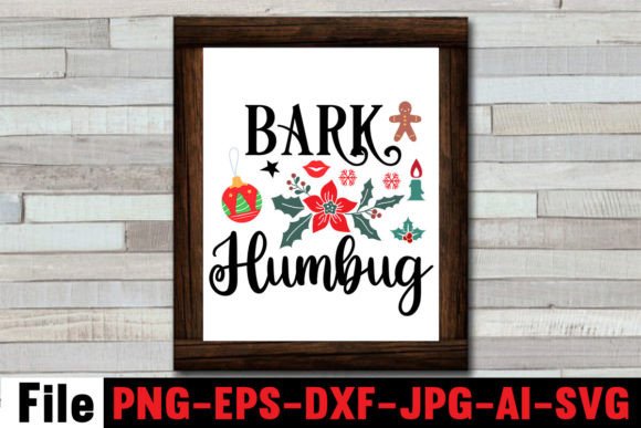 Bark Humbug SVG Cut File for Crafts and Graphics