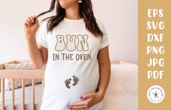 Bun in the Oven SVG: A Graphic for Crafts and Fun