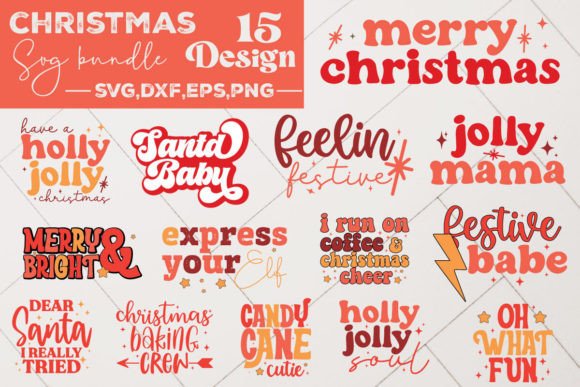 Christmas SVG Bundle for Crafts and Graphics