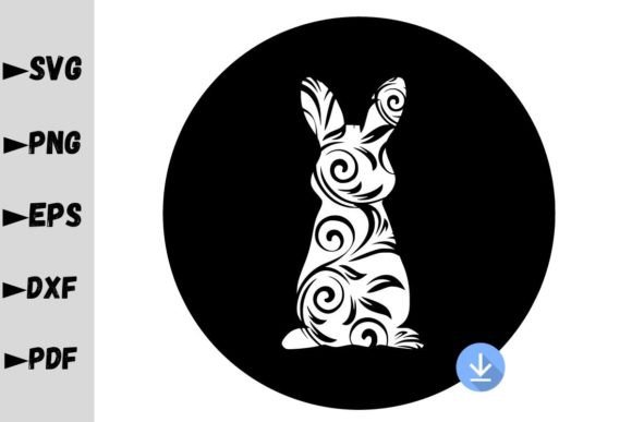 Easter Rabbit SVG for Graphics and Crafts