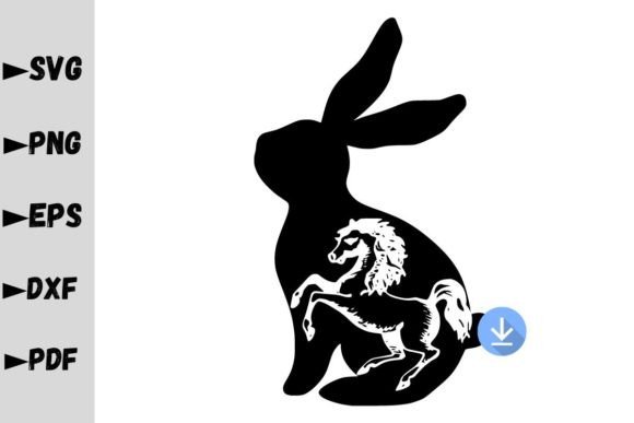 Fast Bunny SVG for Graphics and Crafts