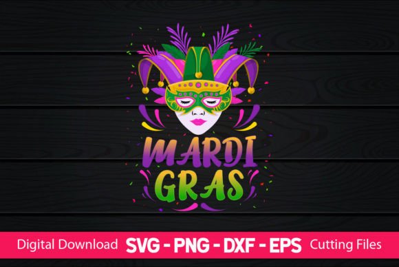 Mardi Gras Funny Carnival Graphics for Crafts