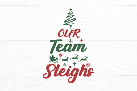 Our Team Sleighs Santa Office Christmas Review