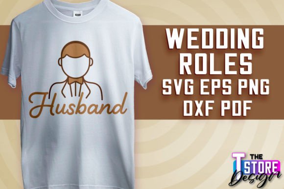 Wedding Roles SVG for Crafts and Graphics
